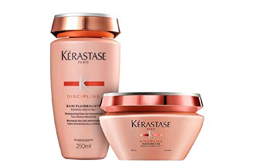 Kit Kérastase Discipline Fluidealiste Shampoo 250ml + Máscara 200ml (2 Produtos)