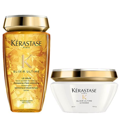 Kit Kérastase Elixir Ultime Shampoo 250ml + Máscara 200g