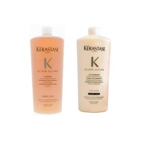 Kit Kerastase Elixir Ultime Shampoo + Condicionador 1000ml