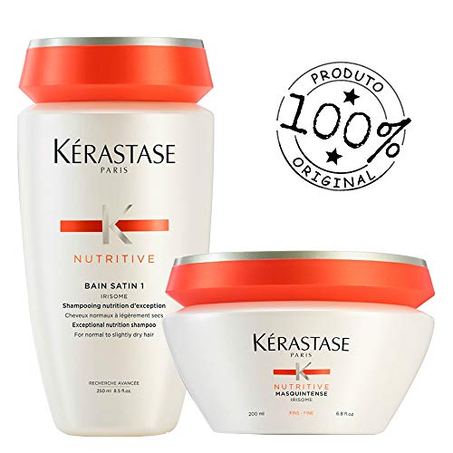 Kit Kérastase Nutritive Shampoo Bain Satin 1 + Masquintense Finos