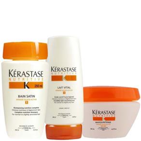 Kit Kérastase Nutritive Shampoo / Condicionador / Máscara