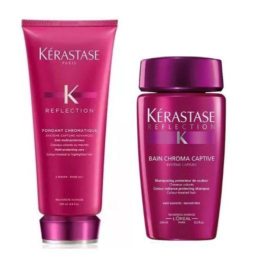 Kit Kérastase Reflection Chroma Captive Shampoo + Condicionador Chromatique
