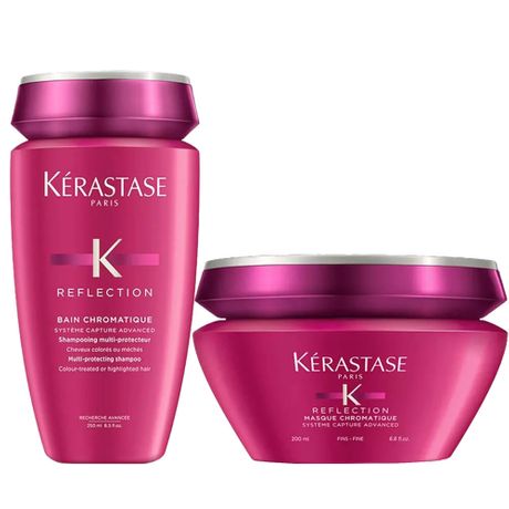 Kit Kérastase Reflection Chromatique Cabelos Finos Shampoo 250ml + Máscara 200g