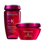 Kit Kérastase Réflection Chromatique Cabelos Finos - Shampoo 250ml + Máscara 200ml