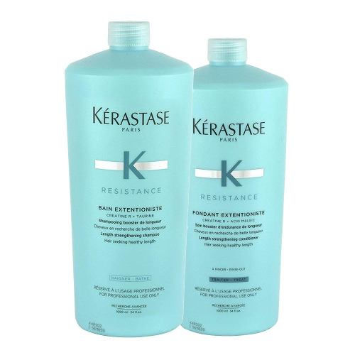 Kit Kérastase Resistance Extentioniste Shampoo 1000ml + Condicionador 1000ml + Máscara 500ml