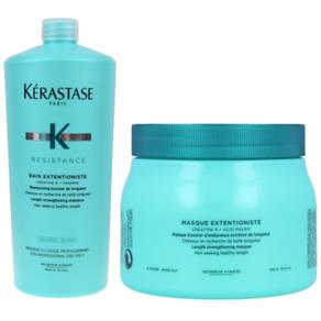 Kit Kérastase Resistance Extentioniste Shampoo 1000ml + Máscara 500ml