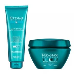 Kit Kérastase Resistance Thérapiste Bain Shampoo 450ml+ Másque 200g