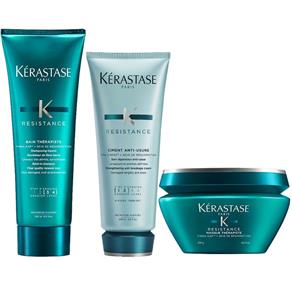 Kit Kérastase Résistance Therapiste Shampoo + Condicionador + Máscara - 200 Ml