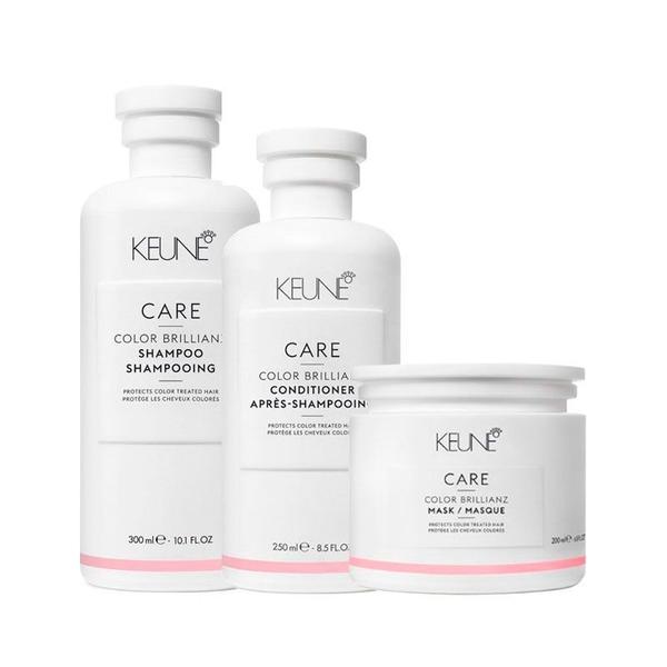 Kit Keune Care Color Brillianz Shampoo 300ml + Condicionador 250ml + Máscara 200ml