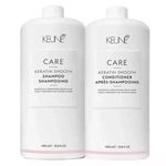 Kit Keune Care Keratin Smooth Shampoo 1000ml + Condicionador 1000ml