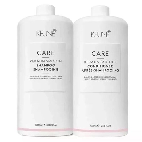 Kit Keune Care Keratin Smooth Shampoo e Condicionador 1L