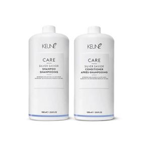 Kit Keune Silver Savior Shampoo 1L + Condicionador 1L