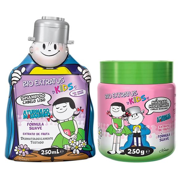 Kit Kids Liso Shampoo 250ml + Máscara 250g - Bio Extratus