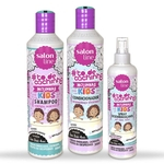 Kit Kids Shampoo + Condicionador + Spray #Todecachinho Salon Line