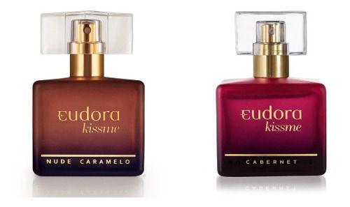 Kit Kiss me Nude Caramelo + Cabernet Eudora Perfume