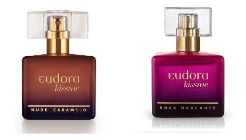 Kit Kiss me Nude Caramelo + Rosa Marcante Eudora Perfume