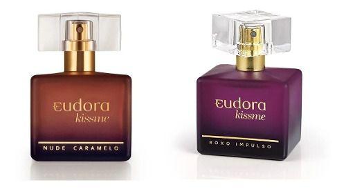Kit Kiss me Nude Caramelo + Roxo Impulso Eudora Perfume
