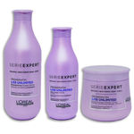 Kit L’Oréal Professionnel Série Expert Liss Unlimited Shampoo 300ml + Condicionador 200ml + Máscara 250m