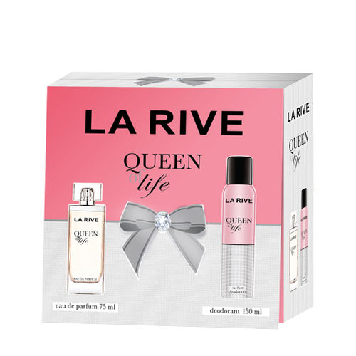 Kit La Rive Queen Of Life Feminino Edp 75ml e Desodorante 150ml