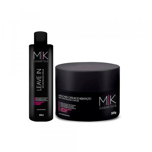 Kit Leave-in e Máscara Reconstrução Capilar - MK Cosmestic - Mk Cosmetics