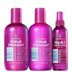 Kit Lee Stafford Poker Straight Cleansing & Protection (3 Produtos)