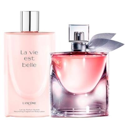 Kit Leite Corporal + Eau de Parfum Lancôme La Vie Est Belle Lait Corps + EDP