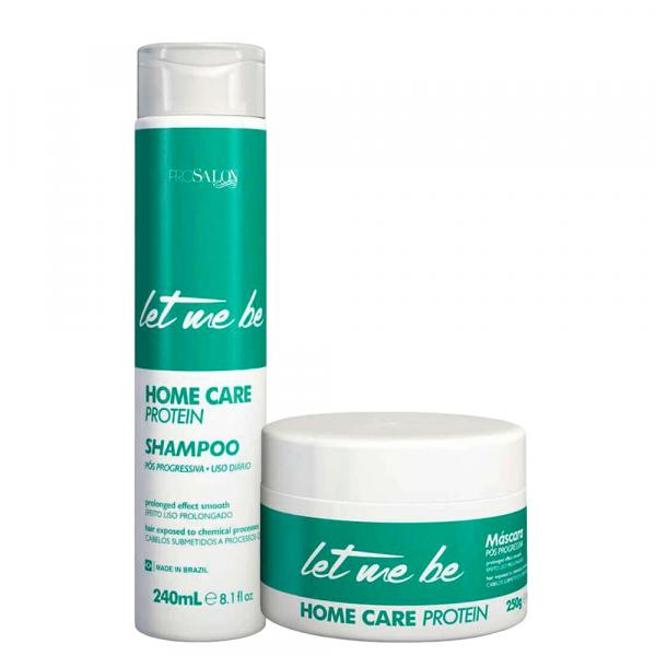 Kit Let me Be Máscara Hidratação + Shampoo Home Care Protein