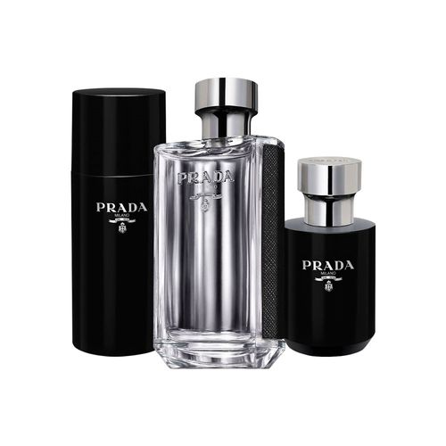 Kit L'homme Prada (Perfume 50ml + Desodorante + Pós Barba) 50 Ml