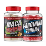 Kit Libido Testosterona Arginina + Maca Peruana 300 Cápsulas