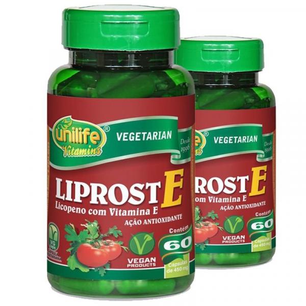 Kit 2 Liprost e Licopeno com Vitamina e 60 Cápsulas Unilife