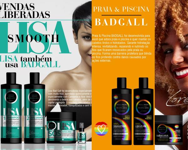 Kit Lisa Badgall + Kit Pré Pós Praia - Elleve Cosmeticos