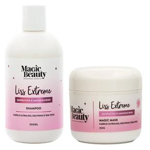 Kit Liss Extremesh Magic Beauty - Shampoo + Máscara Kit - Kit