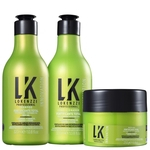 Kit Lokenzzi Fortificante Shampoo + Condicionador + Mascara