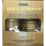 Kit L'oréal Absolut Repair Gold Quinoa Shampoo 300ml + Máscara 250g
