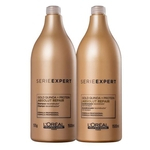 Kit Loreal Absolut Repair Gold Shampoo 1500ml + Cond1500ml
