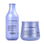 Kit Loreal Blondifier Cool - Shampoo 300ml + Mascara 250g