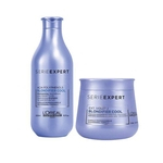 Kit Loreal Blondifier Cool Shampoo 300ml + Mascara 250ml
