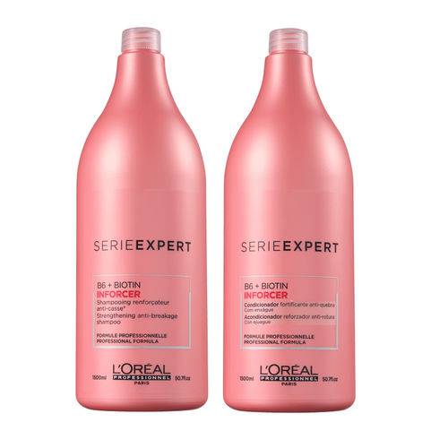 Kit Loreal Inforcer Grande Shampoo 1500ml + Cond 1500ml