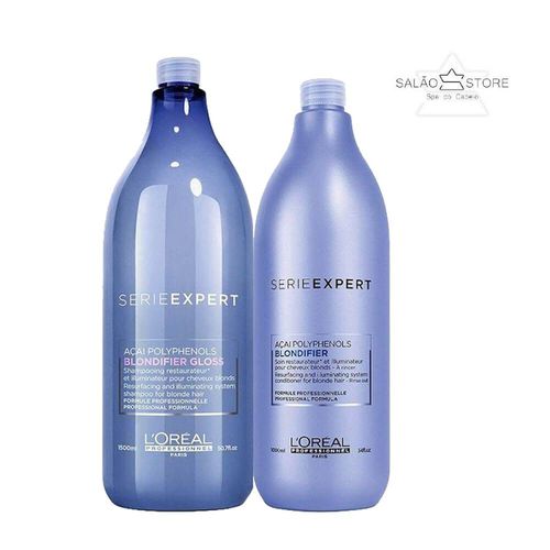 Kit L'Oréal Professionnel Blondifier Gloss (Shampoo 1,5L e Máscara 500gr)