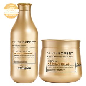 Kit L'Oréal Professionnel Expert Absolut Repair Cortex Lipidium (Shampoo e Máscara) Conjunto