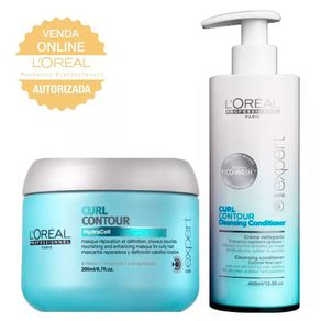 Kit L'Oréal Professionnel Expert Curl Contour Cleansing (Máscara e Condicionador) Conjunto
