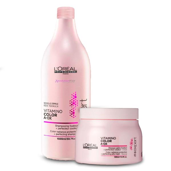 Kit L'Oréal Professionnel Expert Vitamino Color Shampoo 1,5ml + Máscara 500g - Expert Loreal