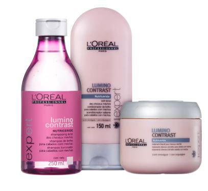 Kit LOréal Professionnel Lumino Contrast Shampoo + Condicionador + Máscara - Loreal