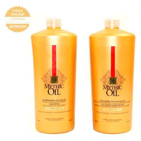 Kit L'Oréal Professionnel Mythic Oil (Shampoo e Máscara) Conjunto
