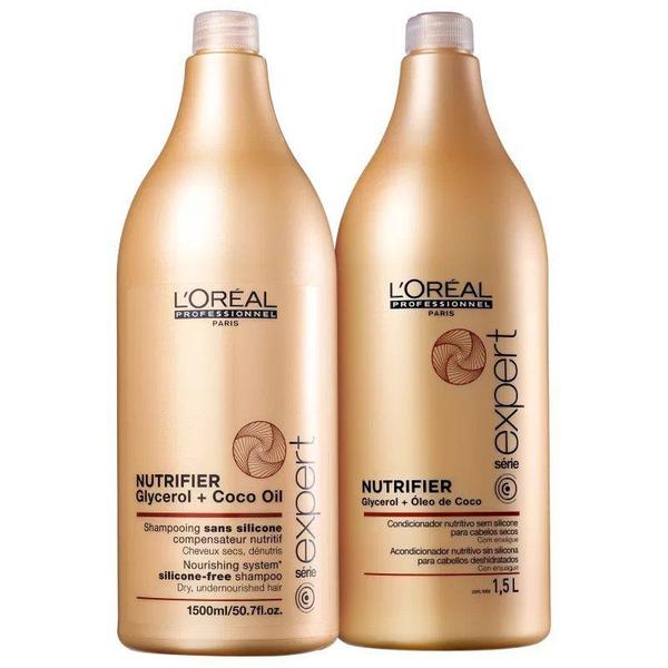 Kit Loréal Professionnel Nutrifier - Shampoo e Condicionador 1,5 - Loreal