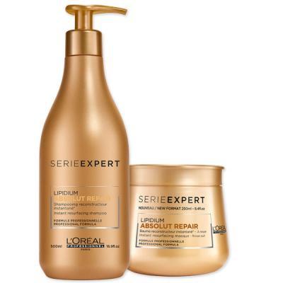 Kit Loréal Professionnel Repair Shampoo 500ml + Máscara 250g