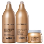 Kit L'Oréal Professionnel Serie Expert Absolut Repair Gold Quinoa + Protein Golden Salon Trio (3 Produtos)
