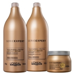 Kit L'Oréal Professionnel Serie Expert Absolut Repair Gold Quinoa + Protein Salon Trio (3 Produtos)
