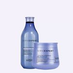 Kit Loréal Professionnel Serie Expert Blondifier Gloss - Shampoo 300ml + Mascara 250ml