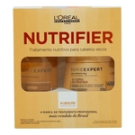 Kit Loreal Profissional Nutrifier Shampoo 300ml + Mascara 25